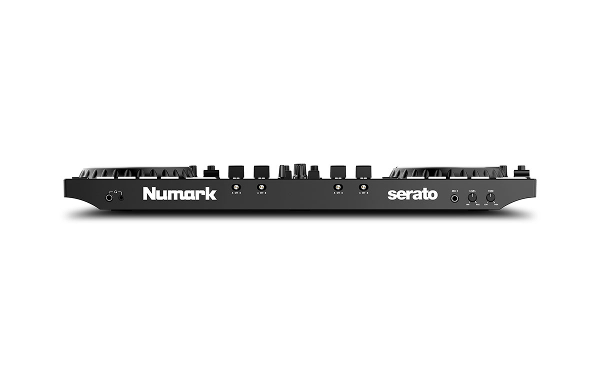 Numark NS4FX 4 deck DJ controller front view