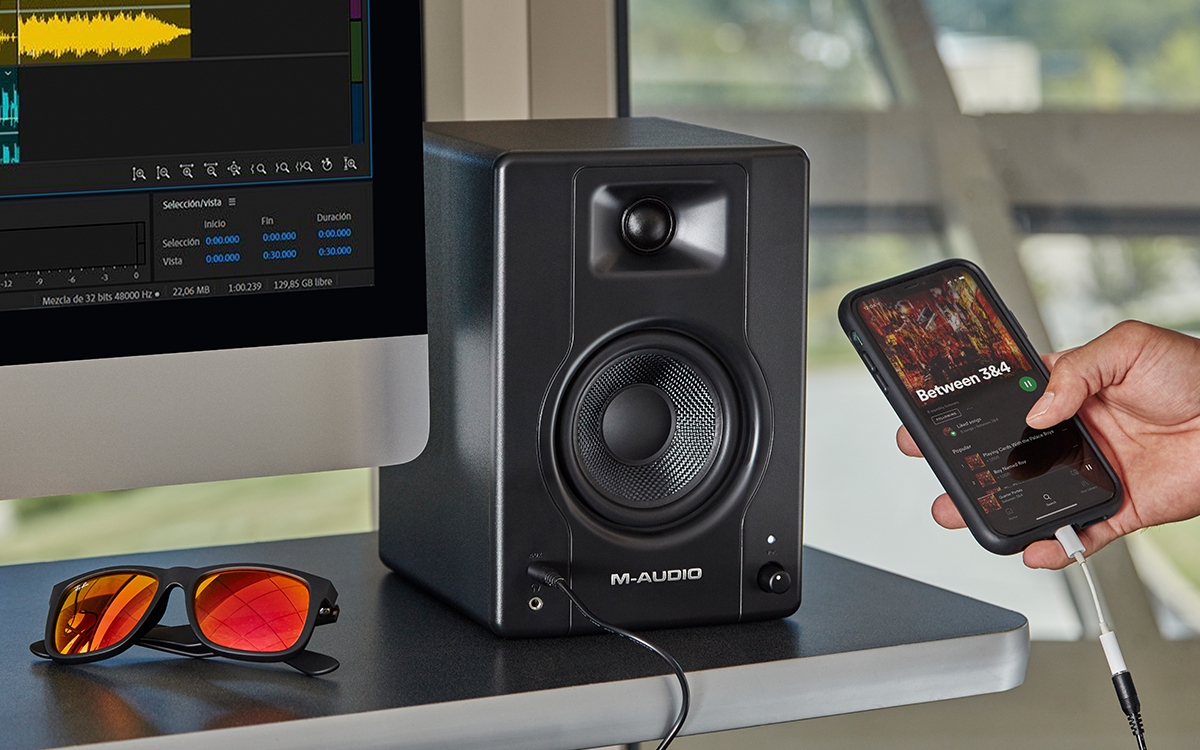 Monitores de estudio M-AUDIO BX4 BT Bluetooth 120W (PAR)