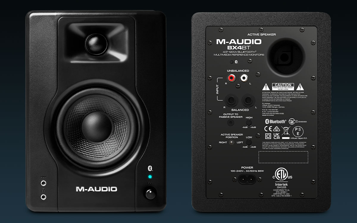 BLUETOOTH® MULTIMEDIA REFERENCE MONITORS | BX4 BT | M-Audio