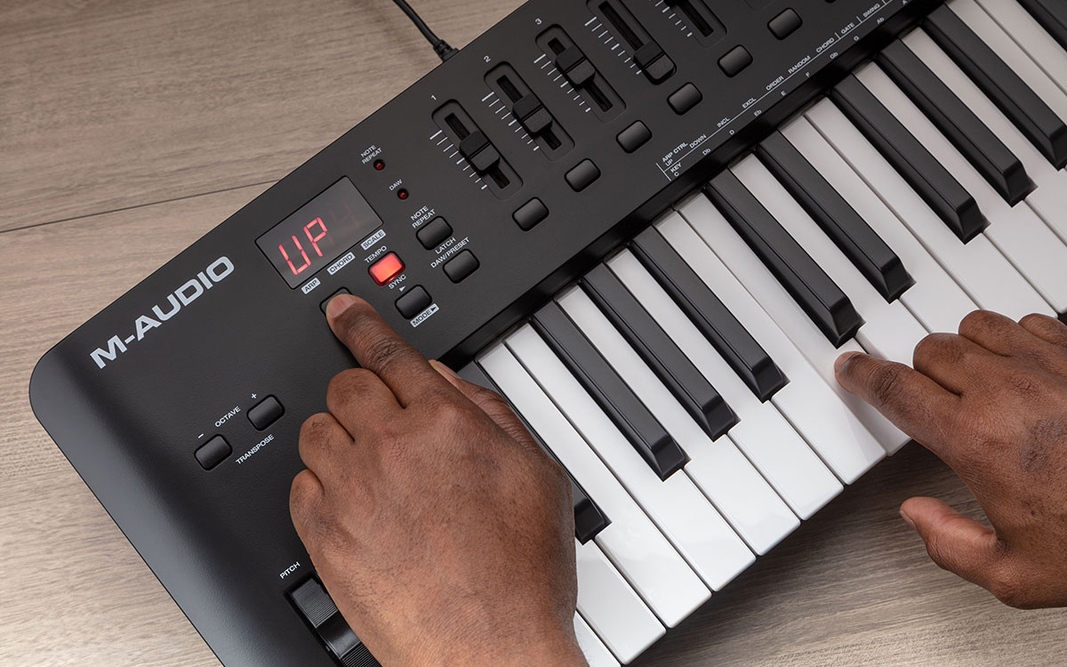 M-Audio Oxygen 49 MKV is a MIDI keyboard controller 