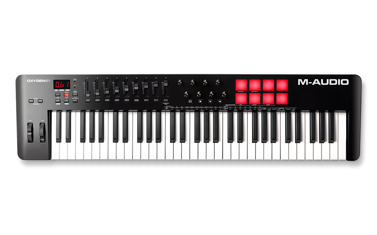 直販新品★M-Audio Oxygen 61 MKV 61鍵 USB MIDI キーボード コントローラー★新品送料込 MIDIキーボード、コントローラー