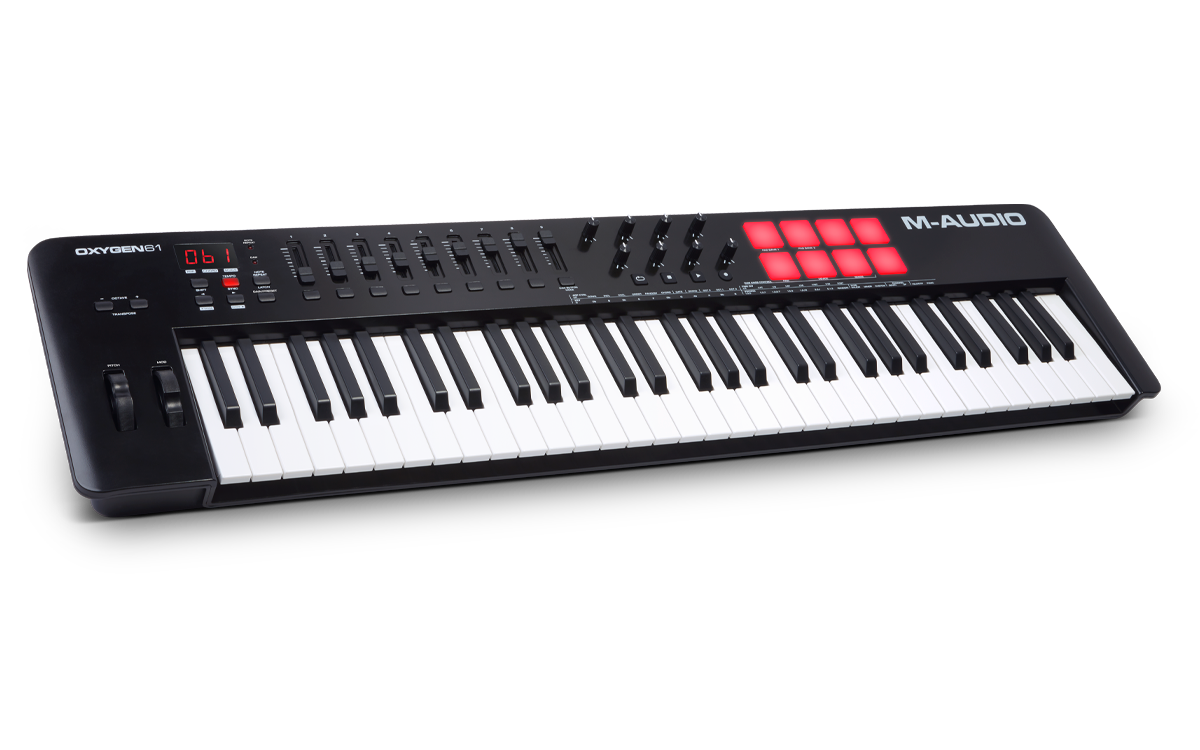 M audio midi keyboard shop 61 keys